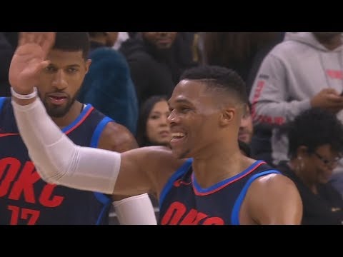 Russell Westbrook Triple Double in Triple Overtime vs Joel Embiid 76ers! 2017-18 Season