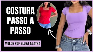 Vídeo de BLUSA AGATHA - MOLDE EM PDF