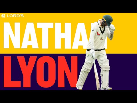 Nathan Lyon Batting on One Leg! IN FULL | England v Australia 2023