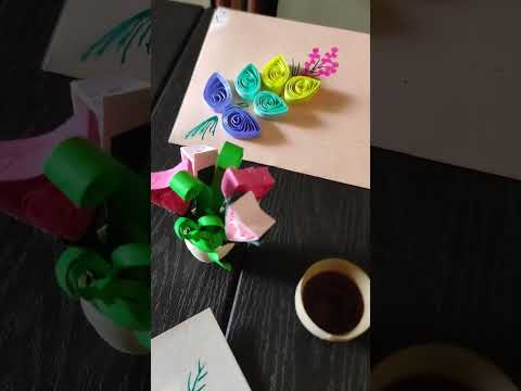 VRUSHALI CREATIONS 🖌️🎨 quilling idea #likeforlikes #quilling #ideas