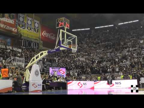 NEMA JAČE LJUBAVI !! 115,120 decibela..| Partizan - Zvezda Telekom 18.04.2015