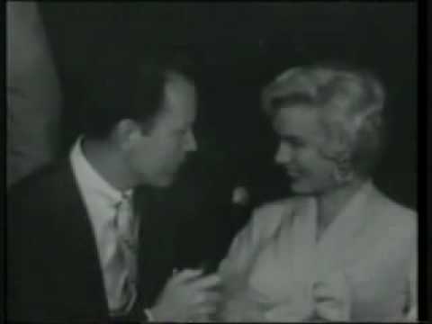 Marilyn Monroe RARE FOOTAGE seven year itch interview.