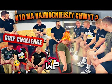 Kto ma najmocniejszy chwyt ? *GRIP CHALLENGE*