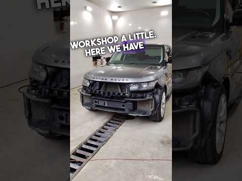 RANGE ROVER SPORT repair front bumper #carbuying #automobile #cargarage #carpurchase #tuning