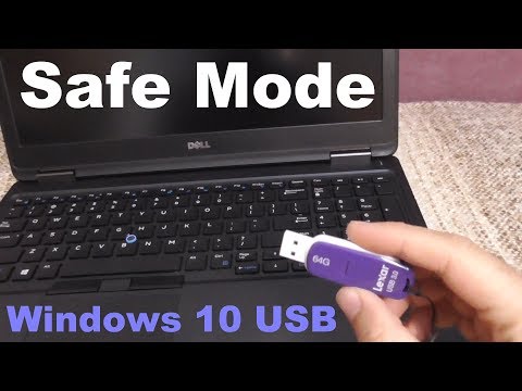 How to enter Safe Mode under Windows 10 using a USB Flash Drive? (bcdboot, safeboot, msconfig)