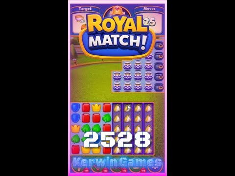 Royal Match Level 2528 - No Boosters Gameplay