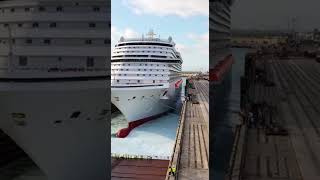 Massive Cruise Ship Dry Dock Release