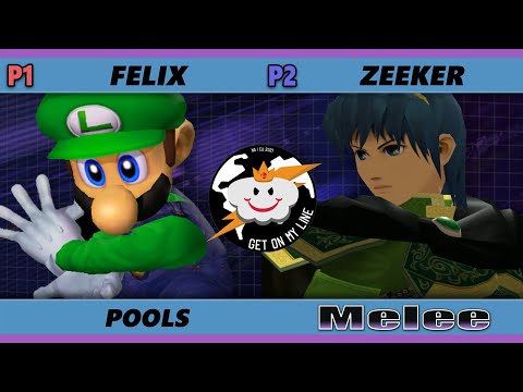 GOML Online 2021 - Zeeker (Marth) Vs. Felix (Luigi) SSBM Melee Tournament
