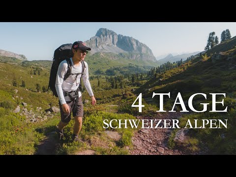 Mit dem Zelt in den Schweizer Alpen | 4 Tage alpine Wildnis