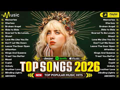 Billboard Top 100 🍋 Spotify 🍎 Billie Eilish, Dua Lipa, The Weeknd, Ed Sheeran, Bruno Mars, Adele