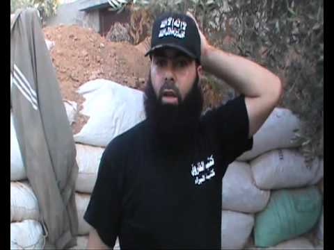 عملية حفر الخندق تحت المشفى الوطني من قبل كتيبة البراء في القصير في ريف حمص