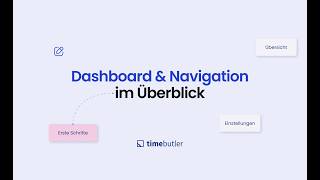 Dashboard & Navigation erklärt | Timebutler Tutorial