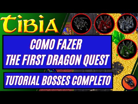 🚨[TIBIA] THE FIRST DRAGON QUEST - TUTORIAL MINI BOSSES