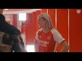 ALESSIA RUSSO'S FIRST DAY AT ARSENAL