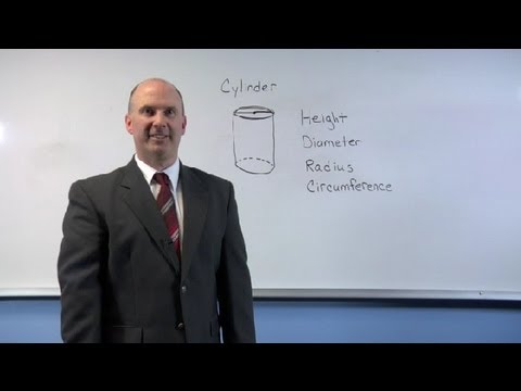 How to Find the Length & Width of a Cylinder : Math Made Easy