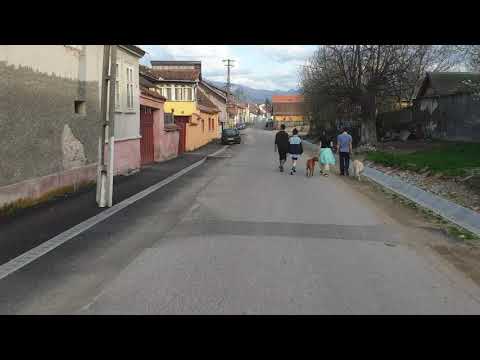 Coborâre cu bicicleta din sat Holbav în sat Vulcan, jud. Brasov!