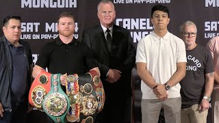 CANELO ÁLVAREZ vs JAIME MUNGUIA FACE-OFFS