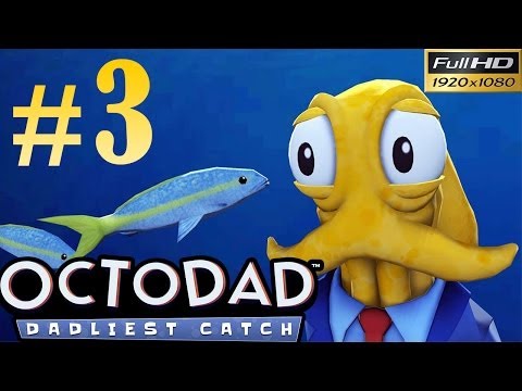 Octodad Dadliest Catch Walkthrough - Part 3 Gervason's Grocery Gameplay 1080p