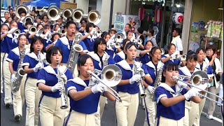茨城県立大洗高等学校マーチングバンド部 パレード＆ミニコンサート @大洗八朔祭り2025 250824