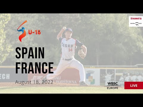 29 U-18 Baseball European Championship - Spain VS France