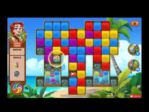 Lost Island Blast Adventure Level 1389 NO BOOSTERS - A S GAMING ✔