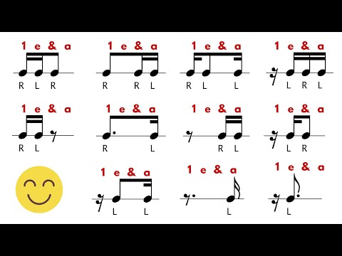 Common 16th Note Rhythms - 11 Easy Sight Reading Exercises To MASTER Them  🎵👌