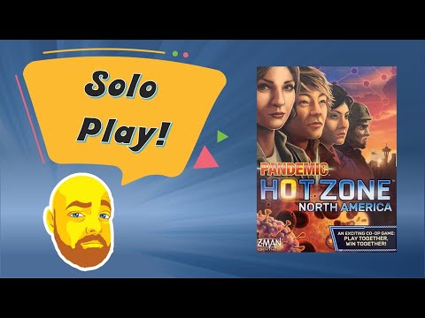 Solo Play! with Zee - Pandemic: Hot Zone - North America