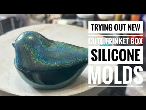 What Me Try Out 2 New Silicone Trinket Box Molds-Silicone Resin Molds