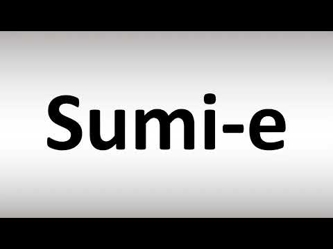 How to Pronounce Sumi-e