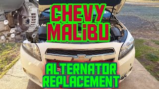How to replace the alternator on a 2013 Chevy Malibu