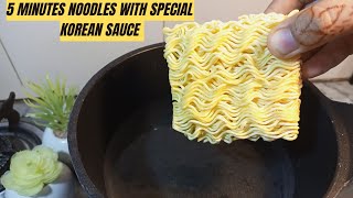 Very easy and delicious Noodles Recipe with special Korean sauce, you will love this recipe !!