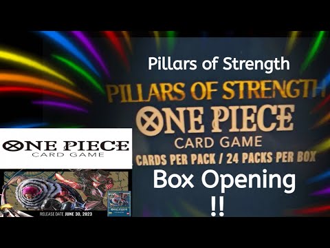 One Piece OP-03 Pillars of Strength box opening