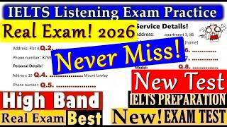 IELTS LISTENING PRACTICE TEST 2026 WITH ANSWERS | 08.09.2026