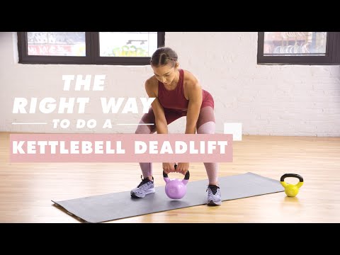 How To Do a Kettlebell Deadlift | The Right Way | Well+Good