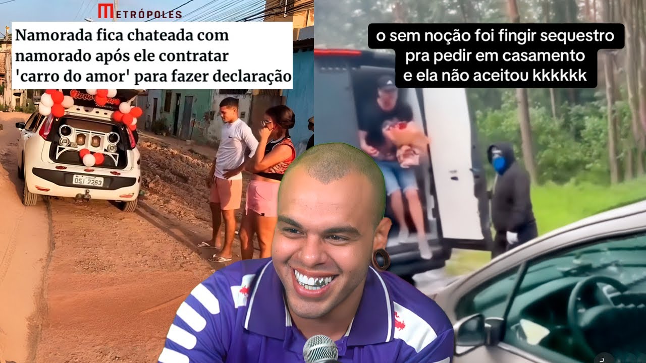 homens tentando ser romântico