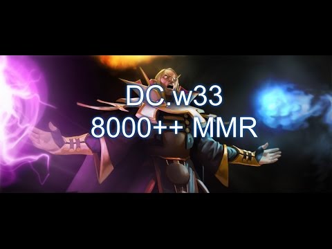 DOTA 2 - DC.W33 INVOKER PRO GAMING 8000++ MMR HIGHLIGHT