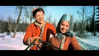 Отрывок из фильма "Крепостная актриса" (1963 год). Песня Поленьки и Митьки