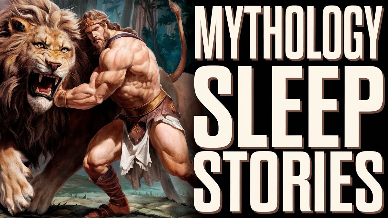 Greek Mythology Stories for Sleep | Relaxing Tales from the Gods | Black Screen With Rain Sounds