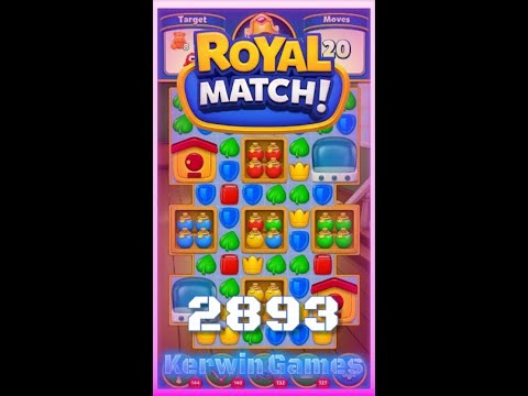 Royal Match Level 2893 - No Boosters Gameplay