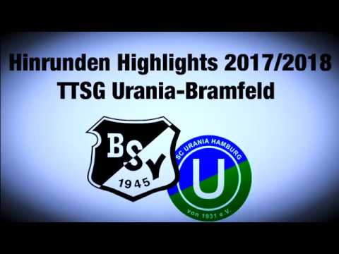 Tischtennis Highlights TTSG Urania-Bramfeld 2017/2018 Best of Hinrunde VOL Nord