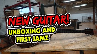 Video thumbnail for New Guitar Day! Mule Resophonic MAVIS Guitar Unboxing and First Impressions by R.J. Ronquillo