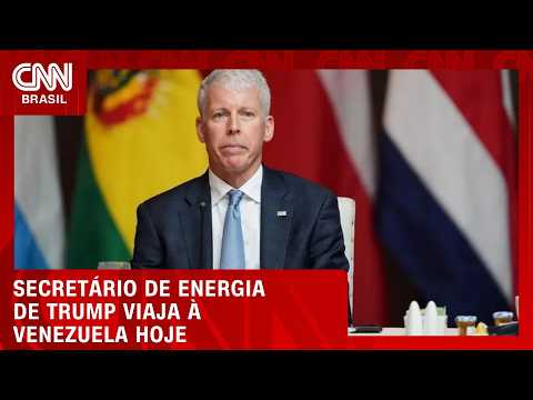 Secretário de energia de Trump viaja à Venezuela nesta terça (1°) | LIVE CNN