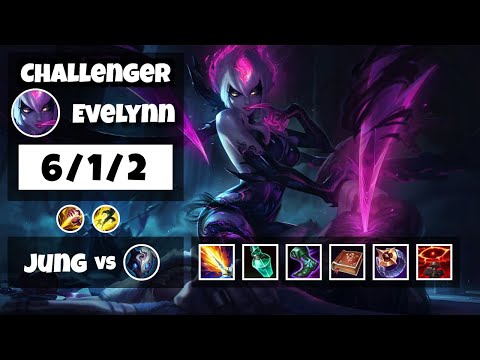 Evelynn vs Kindred BR Challenger JUNGLE (6/1/2) - v11.13