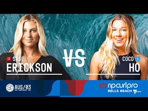 Sage Erickson vs. Coco Ho - Round Four, Heat 2 - Rip Curl Pro Bells Beach 2017 (W)