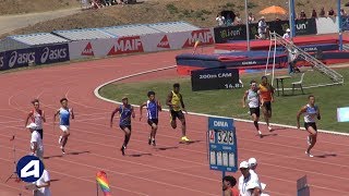 Angers 2019 : Finale 200 m Cadets (Sasha Zhoya en 20''81) Angers 2019 : Finale 200 m Cadets (Sasha Zhoya en 20''81)