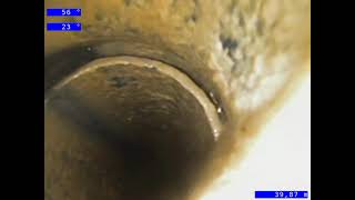 下流側マンホール吐出口から（アジリオス　φ150）