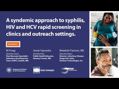 How rapid testing ties into a syndemic approach for syphilis, HIV, and HCV screening