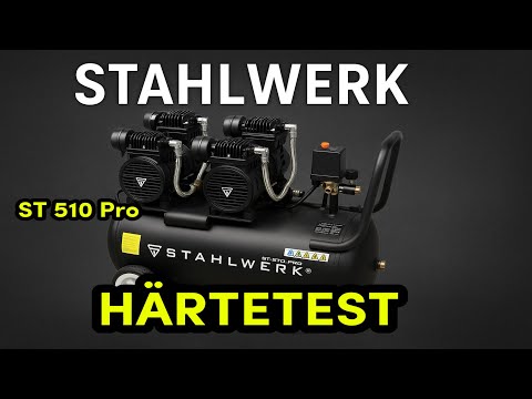 🔧 Werkstatt Kompressor im Härtetest, Leistung, Lautstärke & Druckcheck! Stahlwerk ST 510 Pro