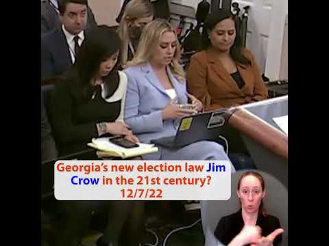 Georgia's new election law Jim Crow in the 21st century?