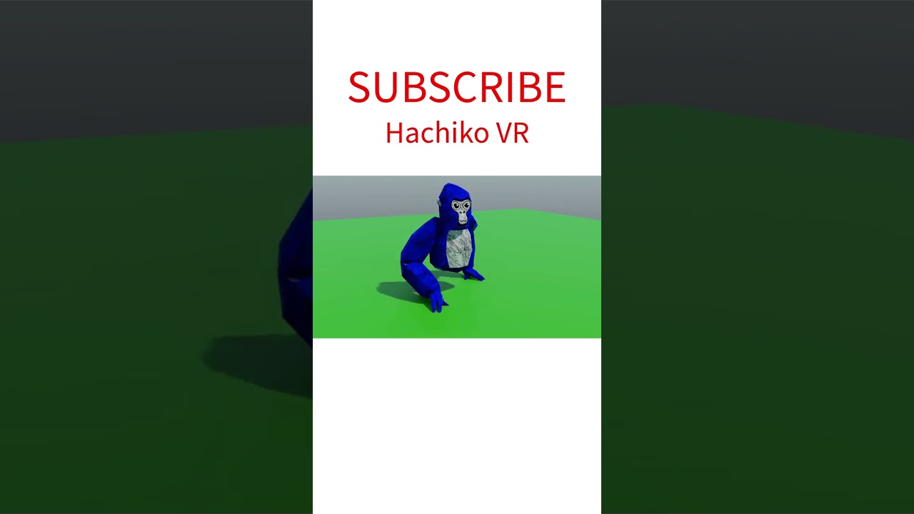 blender walk test gorilla tag #gorillatag #vr #gtag #jmancurly #fingerpainter #animation #blender3d